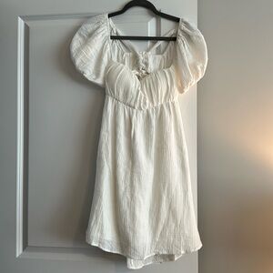 White dress never worn.